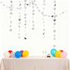 Shimmering Glitter Circle Party Decorations Garlands Bunting Banners Photo Props Durable Paper