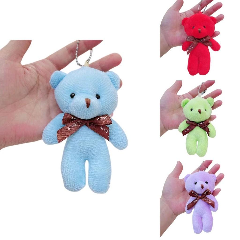 Niedlicher Teddybär Plüsch Schlüsselanhänger Anhänger Großhandel Geschenk