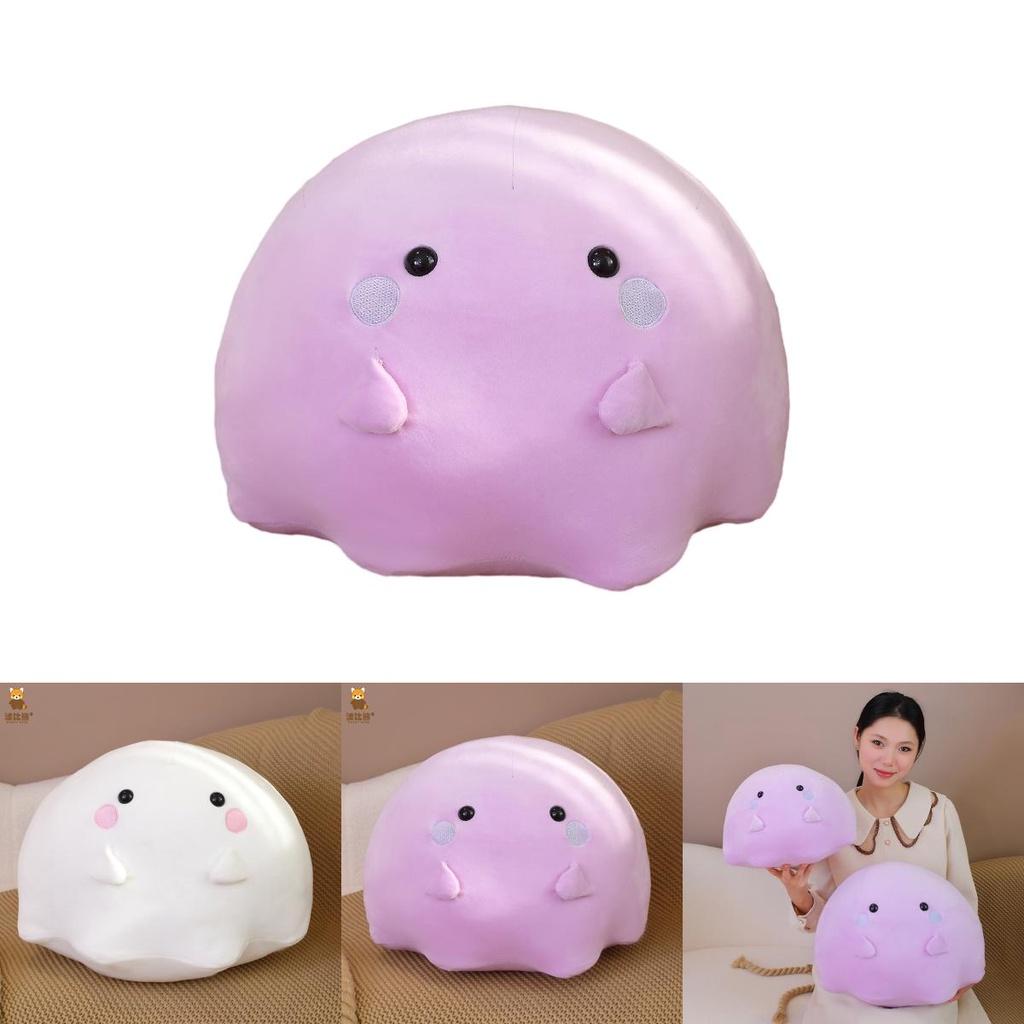 Soft And Cute Ghost Bunny Plush Toy For Kids Purple And White Customizable Design Perfect Birthday Gift Characters)