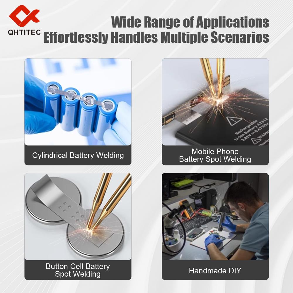 Handheld Spot Welder DIY Color Screen Manual/Automatic Dual-mode Spot Welding Machine For 18650 Battery Nickel Strip Welding