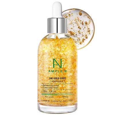 24K Gold Shot Ampoule 100ml, Lifting, Anti-Aging, Moisturizing, Revitalizing, Korean Cosmetics, Kbeauty, Sample