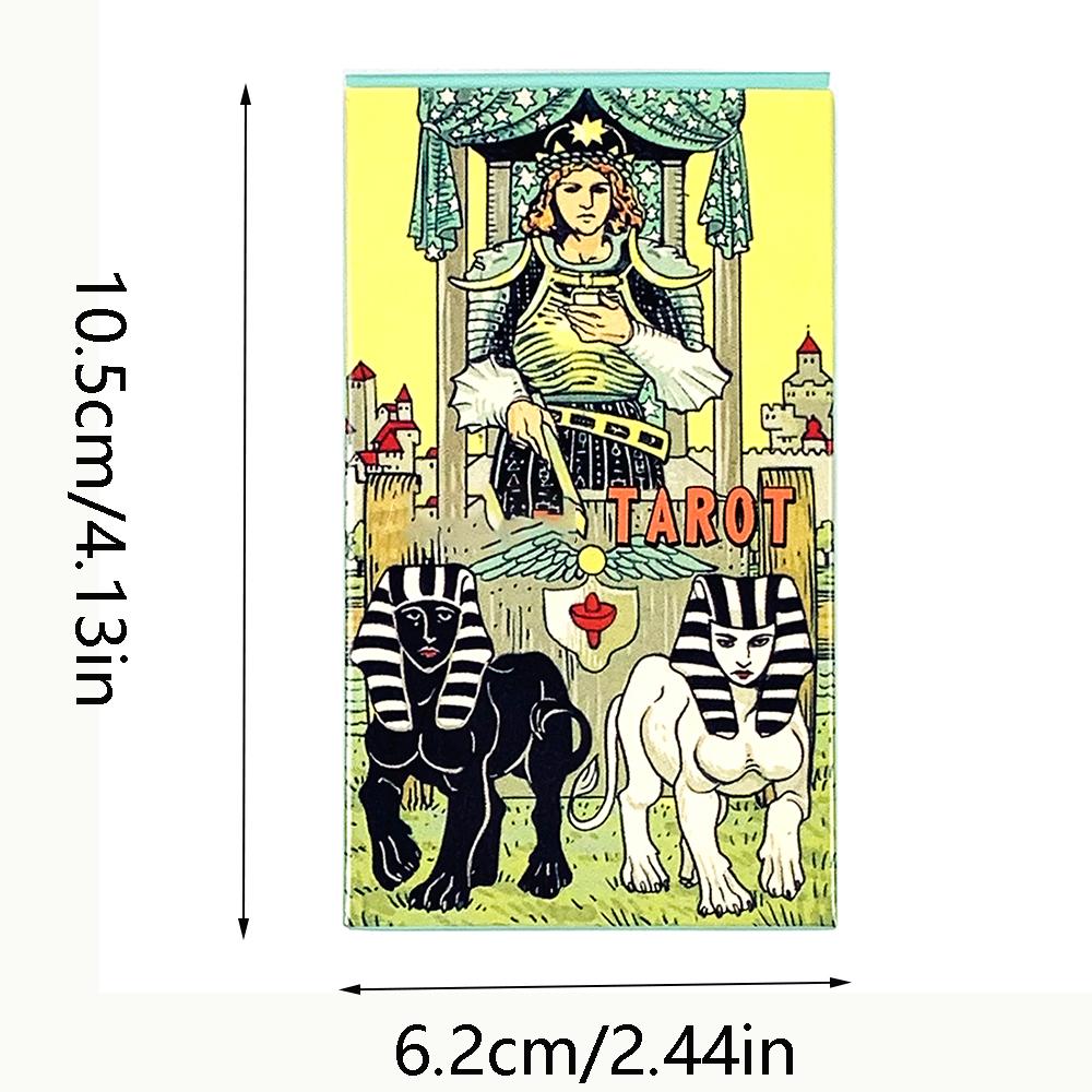 Tarot Cards A 78pcs Deck Oracle English Visions Divination Edition Borad Playing Games,Christmas and New Year Gifts