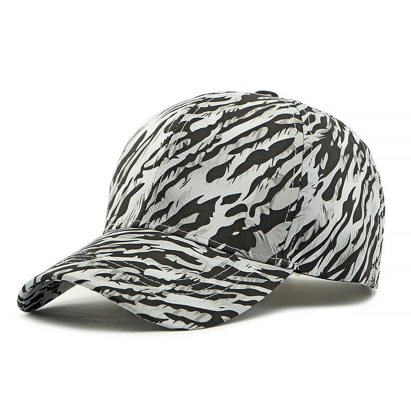 Women's Spring Summer Leopard Print Cap Outdoor Sun Hat Men's Baseball Cap