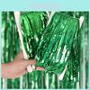 St Patrick's Day Irish Themed Green Streamer Curtain Background Wall Decoration
