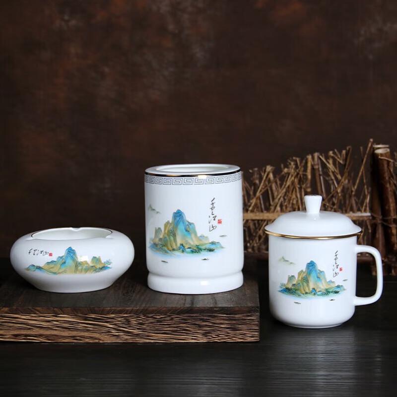 Bao Pai Thousand-Mile Rivers & Mountains Office Set