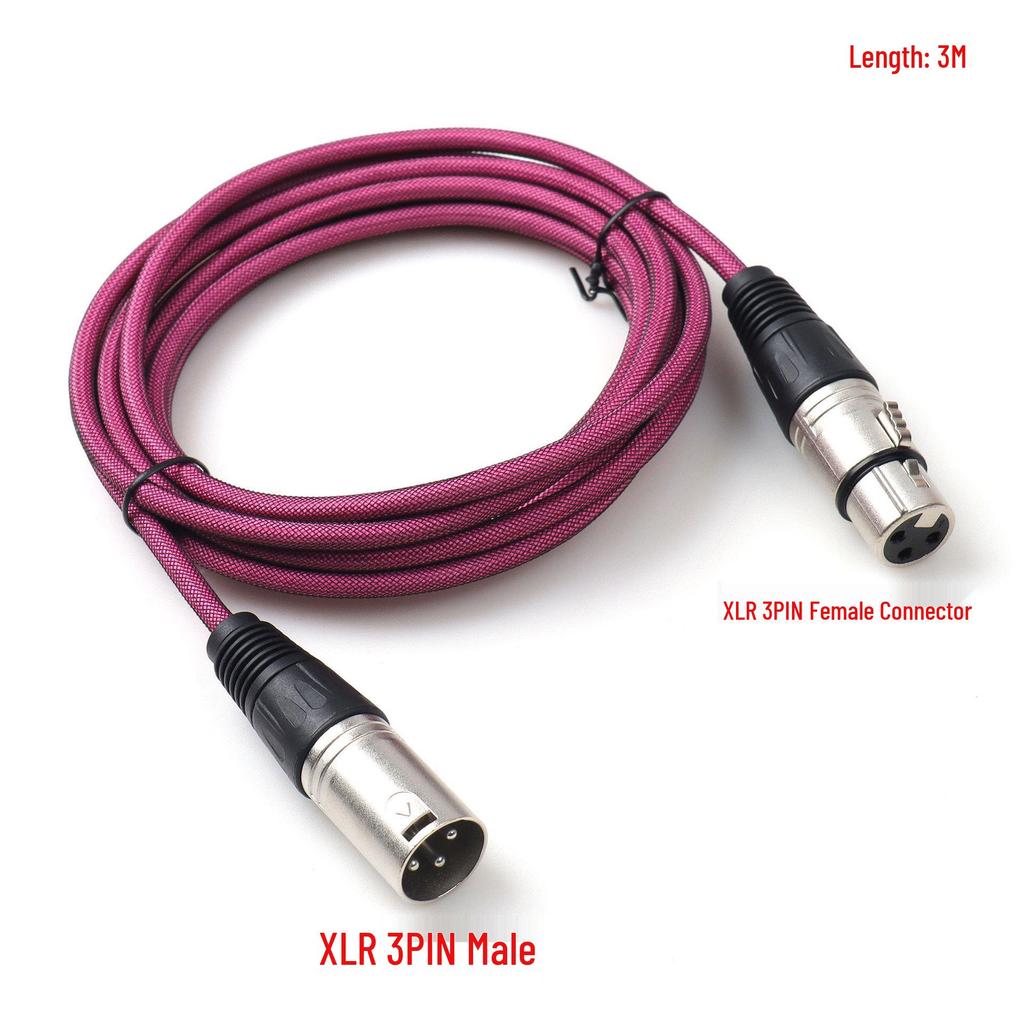 Type-C Male to Female & 5-Pin XLR Audio Cable Set