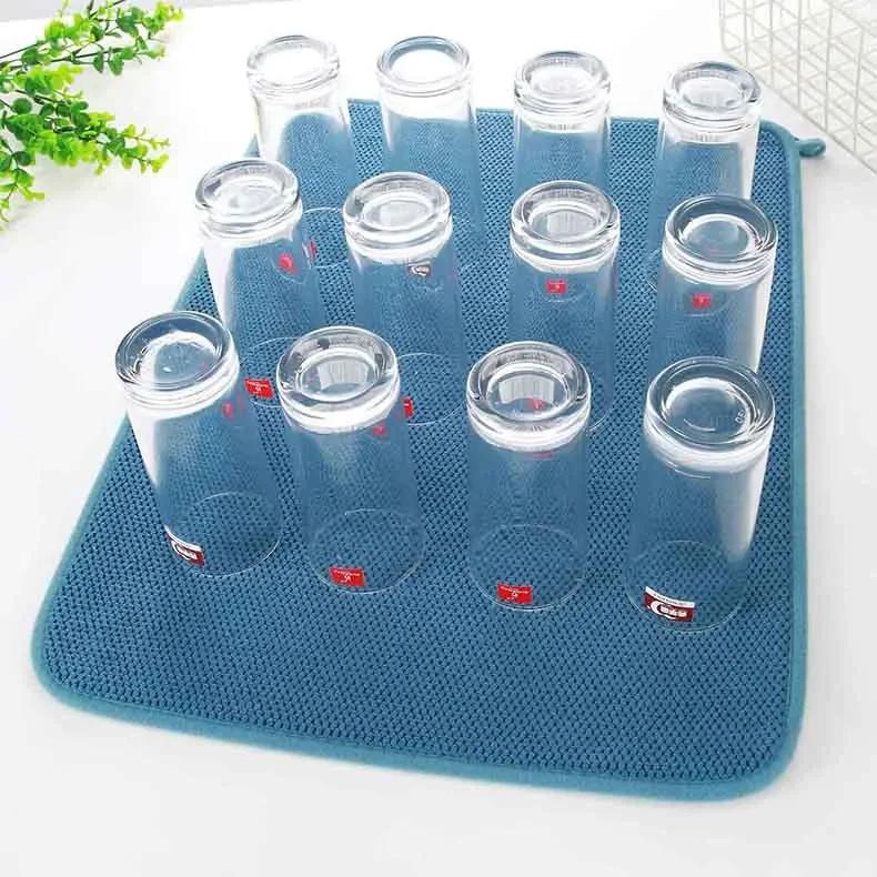 Table Dish Dryer Dish Dryer In The Cabinet Drying Mats Honeycomb and Rhombus Colored  Table Placemats  Table Mats Coasters