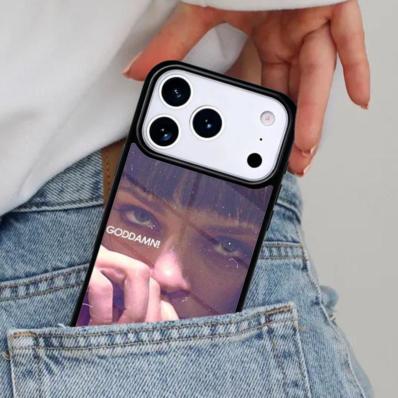 Vintage Movie Film Pulp Fiction Phone Case for iPhone 17ProMax 12 13 14 15 16e 17 Pro Max Plus Air Cover