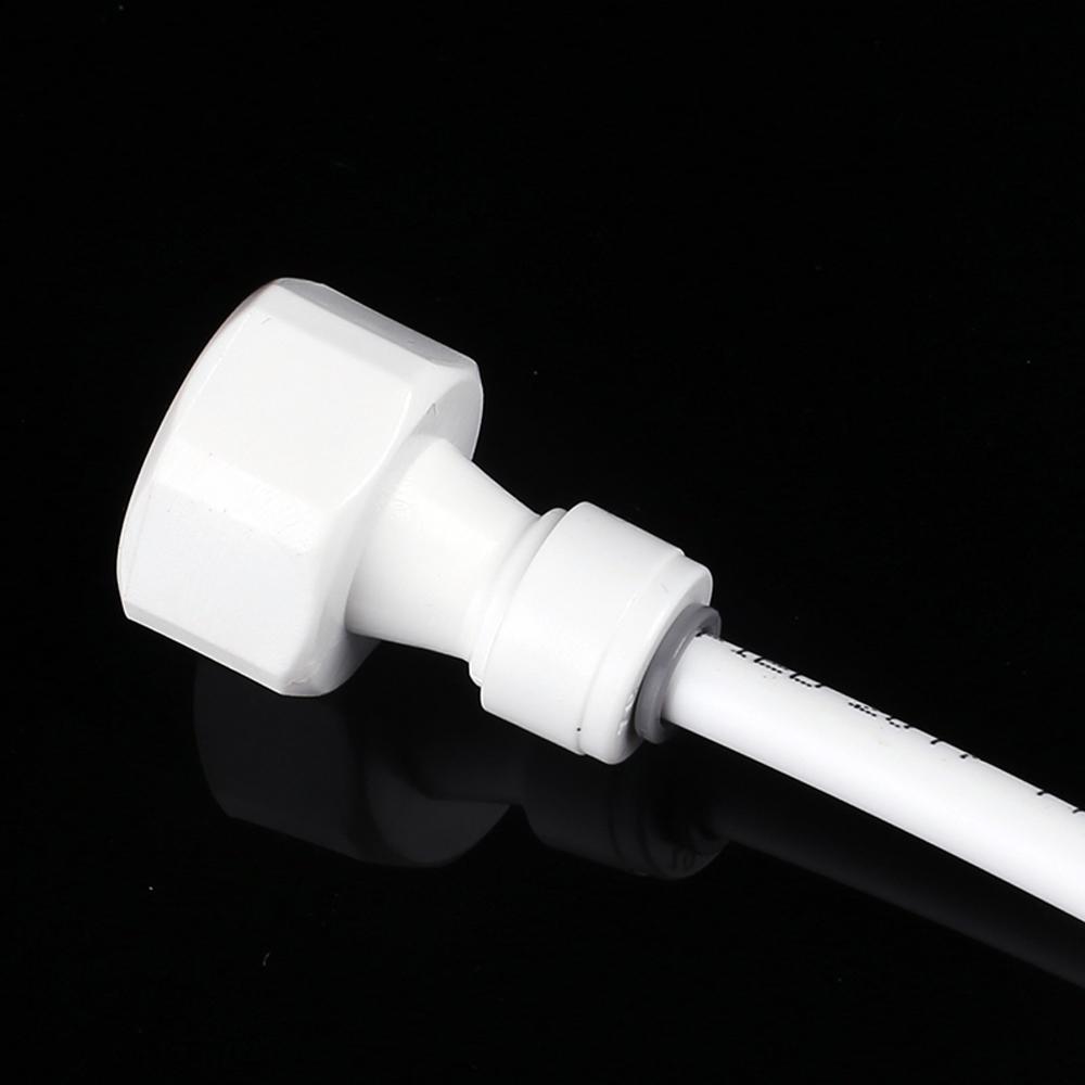 Fit 1/4" 6.35mm OD Tube X 1/2" BSP Female POM Quick Fitting Connector For Aquarium RO Water Filter Reverse Osmosis System
