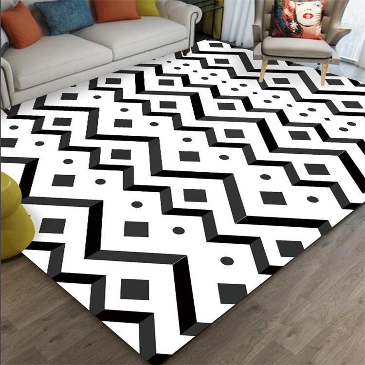 Morocco Style Carpet Livign Room Anti Slip Home Decoration Bedroom Large Area Nordic Rugs Tables Floor Mats Washable Lounge Rug