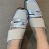 Leisure Single Shoes with Square Toe, Anti-slip Soft Sole, Women's Low-cut Single Shoes