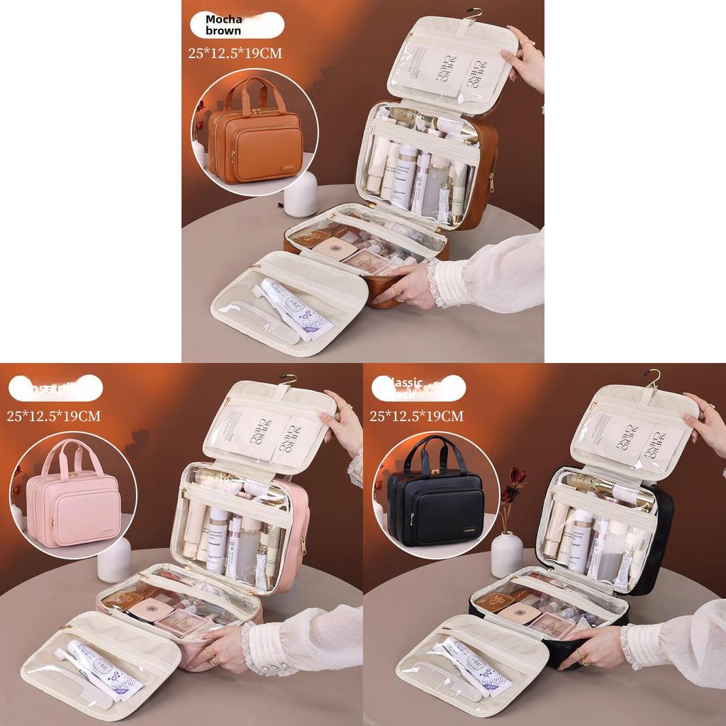 Reise-Kosmetik-Organizer mit hoher Kapazität und wasserdichtem Stoff für Damen und Herren