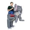 Adult Inflatable Riding Elephant Cosplay Costumes Funny Cartoon Stage Props Outfit for New Year's Party Unique Use Clothing