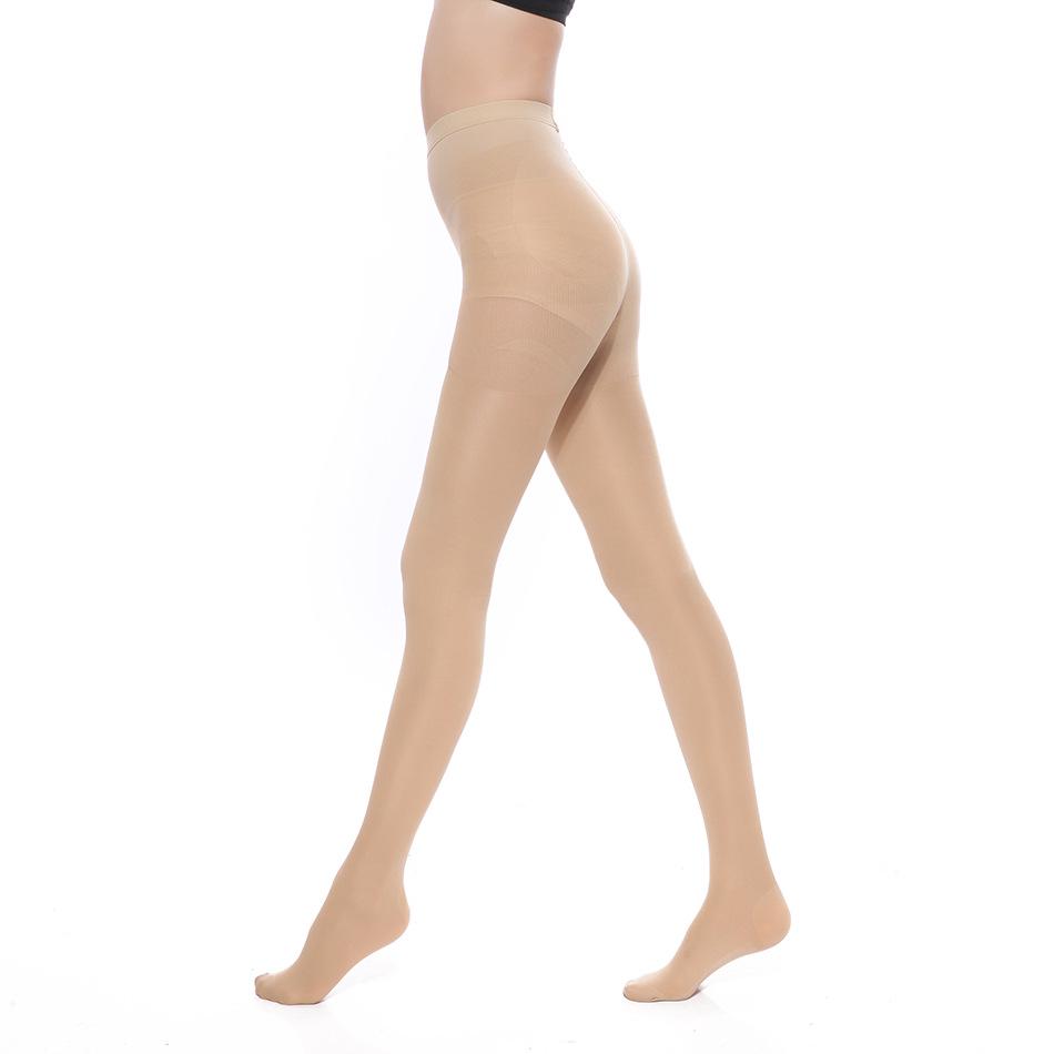 680D Medium-Thick Slimming Compression Leggings for Spring and Autumn - Elastic Beautiful Leg Socks Made in Japan