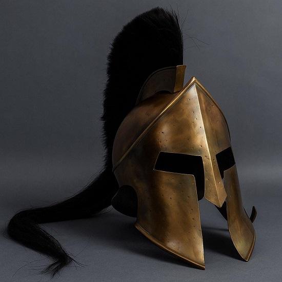 Handcrafted Spartan Warrior Helmet King Leonidas 300 Cosplay Armor Greek Corinthian LARP Best Gift for Him Halloween
