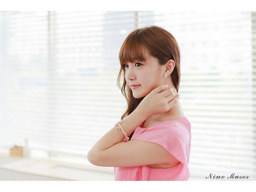 S925 Sterling Silver Sparkly Single Row Diamond Stud Earrings for Women