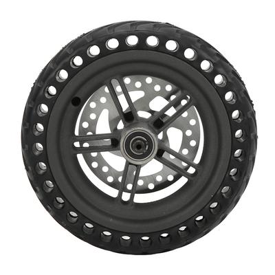 Conjunto Roda Traseira Scooter Elétrica 8.5in Cubo Pneu Favo de Mel 120mm Conjunto Disco de Freio para Xiaomi M365