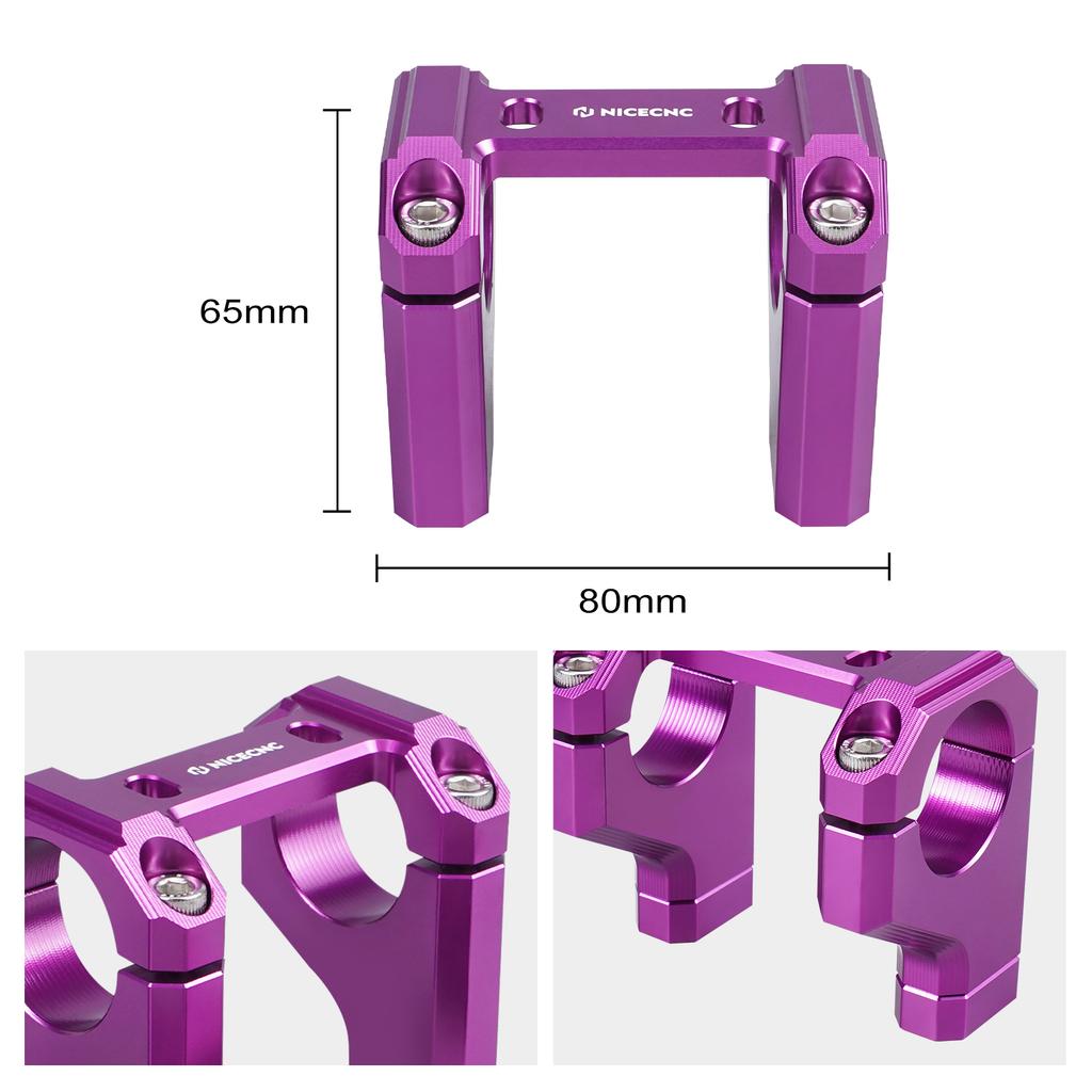 For Surron light bee X 20/30MM Rise Handlebar Riser Mount Brake Reservoir Cover For Sur-ron light bee S L1E For Segway X160 X260