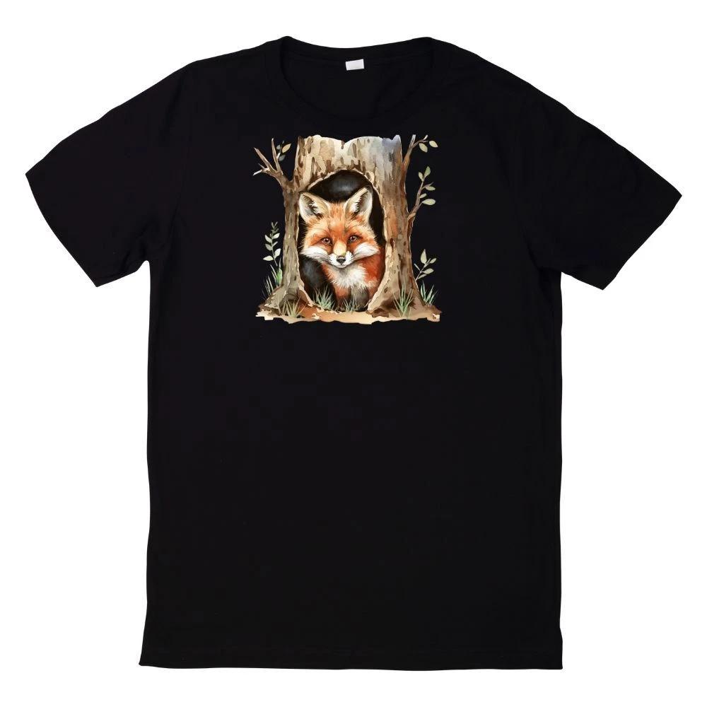 T-Shirt Aquarell Fuchs Motiv XXXL