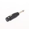 1/2Pcs Headphone Microphone Power Amplifier Guitar Adapter 6.35Mm Mono Male To Xlr 3Pin Female/Male Audio Plug Converter