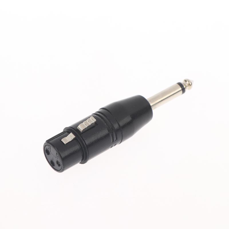 

1/2Pcs Headphone Microphone Power Amplifier Guitar Adapter 6.35mm Mono Male To XLR 3Pin Female/Male Audio Plug Converter