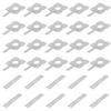 30pcs Battery Joining Plates Connection Tabs With Excellent Conductivity For DIYer Enthusiasts Electric Tool And Devices