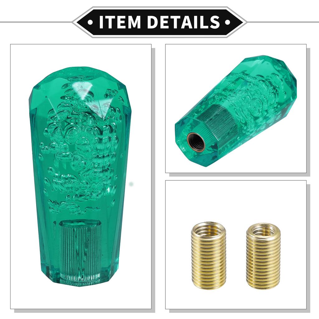VekAuto Gear Shift Knob Kit 10cm Artificial Crystal Stick Shift Lever Knob for Automatic