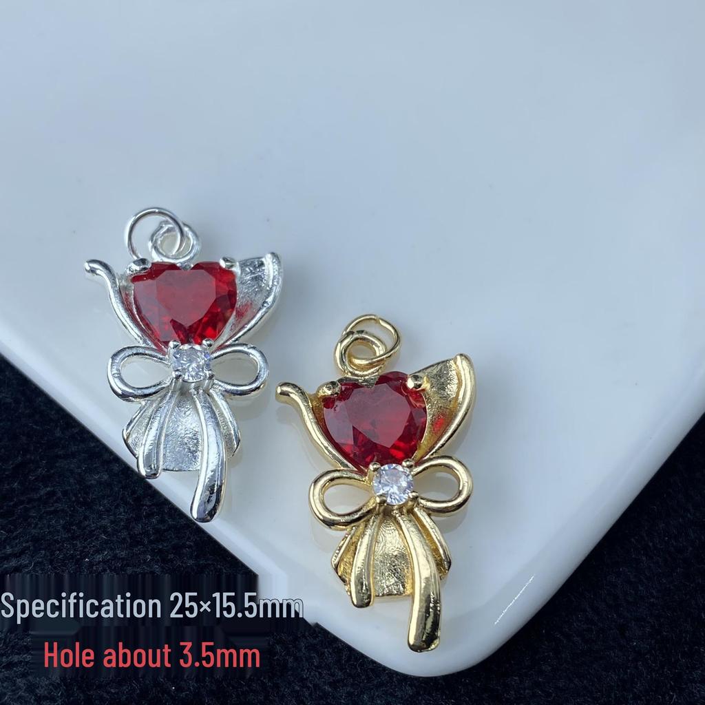 Zircon Inlaid Crystal Nail Art Decorations: Elegant, Colorfast Accessories & Pendants