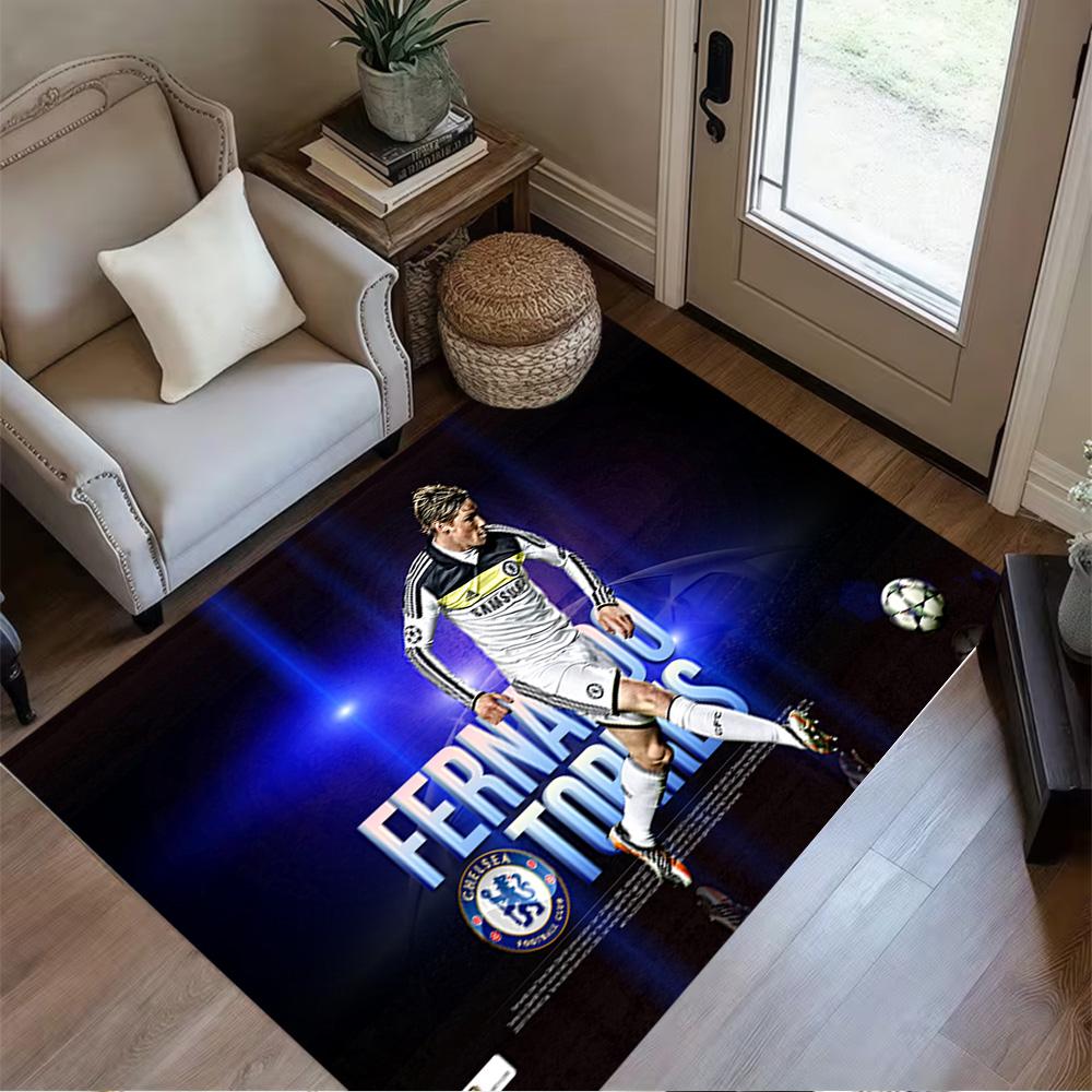Iranian Football Player Floor Mat Design for Study room Decorate room Dormitory Hallway Anti-slip Rug Decorate Offices