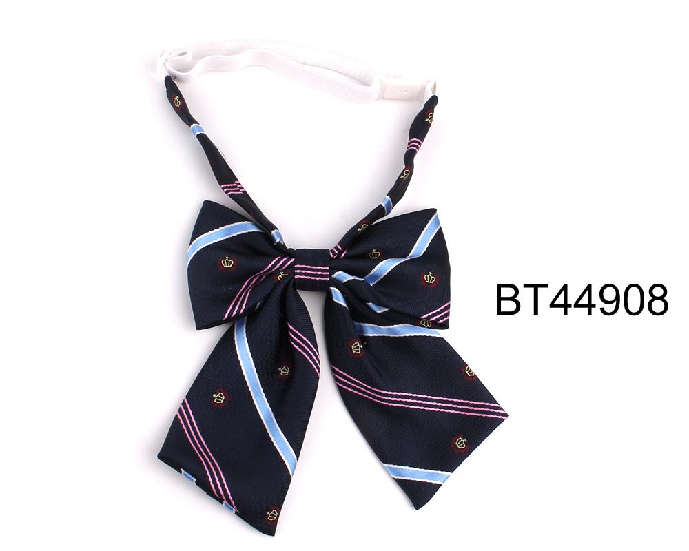 Neue Große Fliege Übergröße Fliege Für Damen Uniformkragen Schmetterling Damen Schleife Knoten Erwachsener Streifen Fliegen Krawatten Mädchen Fliegen