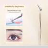 High Precision False Eyelash Tweezers Wedding And Vaccination Beginners Stainless Steel Eyelash Tweezers Grafting False Eyelash