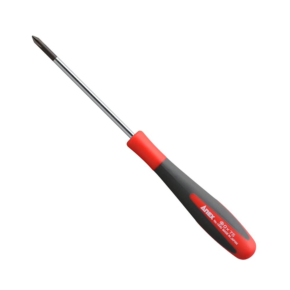 ANEX Slim Super Driver, Shaft, Fit, +0x75, No.1540 чёрный