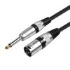 Verstärker-Mischpult: 6,5 mm auf XLR Mikrofonanschluss Lautsprecher-Adapterkabel