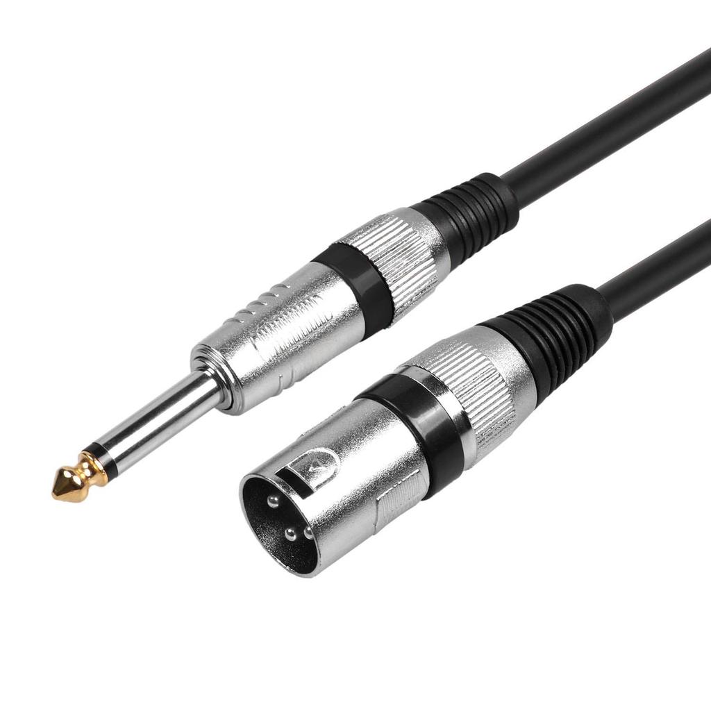 Verstärker-Mischpult: 6,5 mm auf XLR Mikrofonanschluss Lautsprecher-Adapterkabel