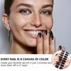 Nails Art Stickers Waterproof Nail Polish Stickers Solid Color Nail Sticker Nail Polish Strips Full Nail Wraps Sticker