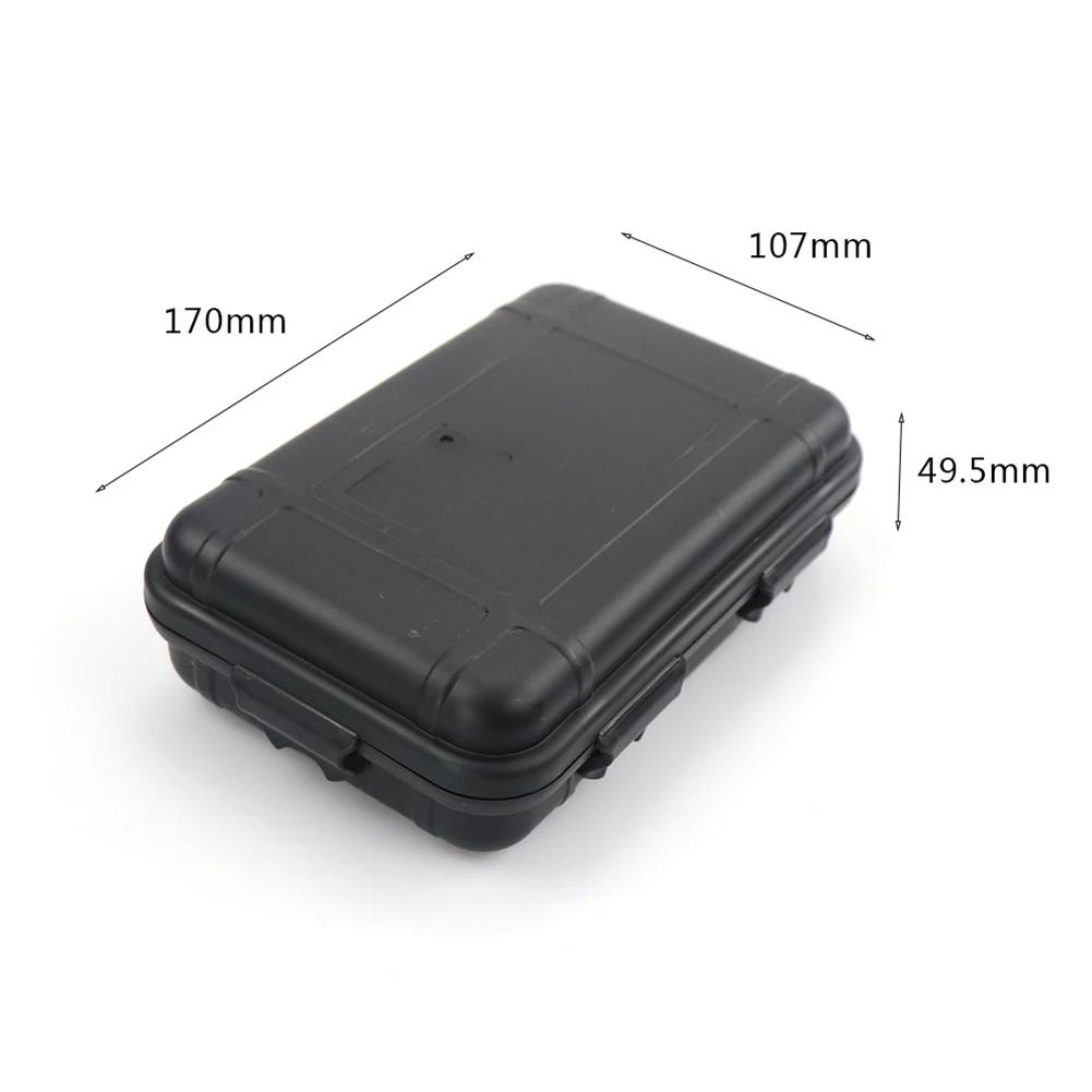 EDC Survival Sealed Box Outdoor Plastic Waterproof Airtight Dustproof Shockproof EDC Storage Container Case Travel Storage Box