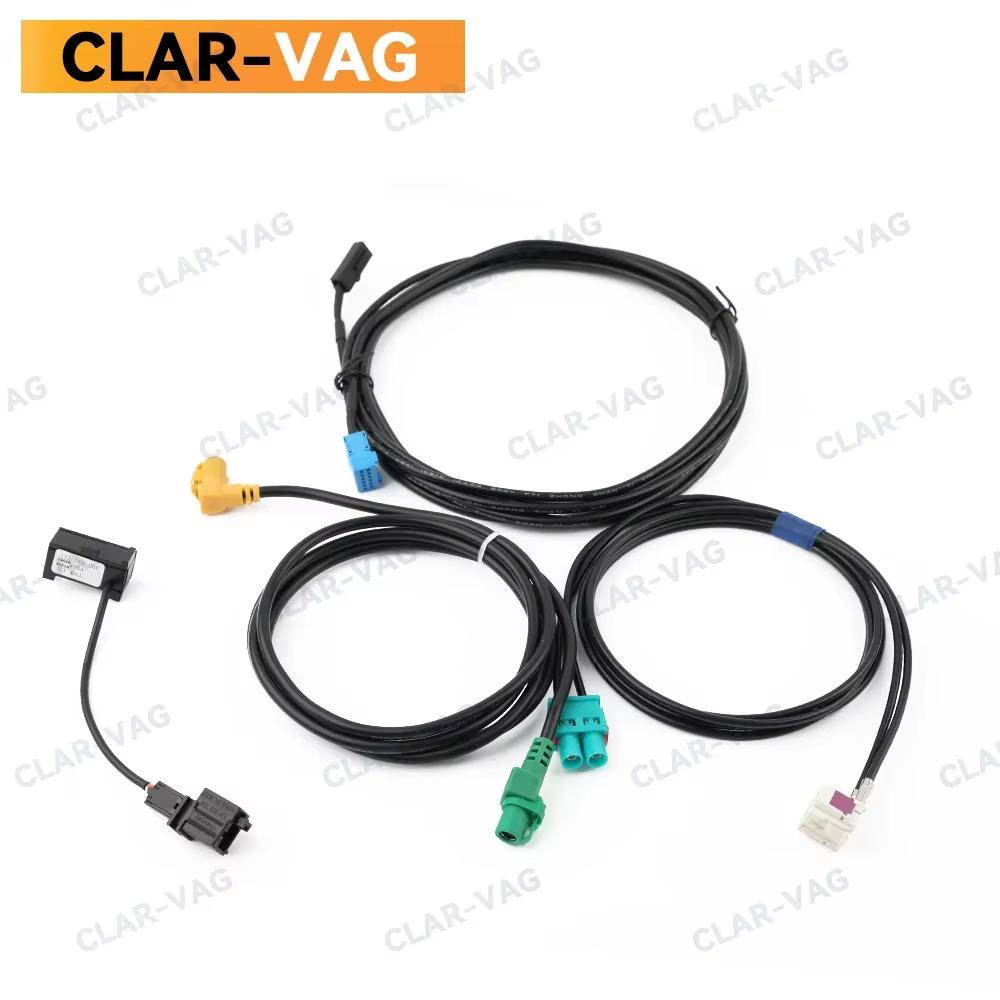 

MIB2 STD2 ZR NAV Radio Power Converter Cable Wire Harness With 2 to 2 Cable for Golf 7 MK7 Passat B8 MQB TIGUAN POLO 6C Only lines