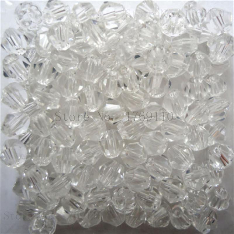 Isywaka Sale U Pick Color 3mm 4mm 6mm 8mm Bicone Austria Crystal Bead Charm Glass Bead Loose Spacer Bead for DIY Jewelry Making