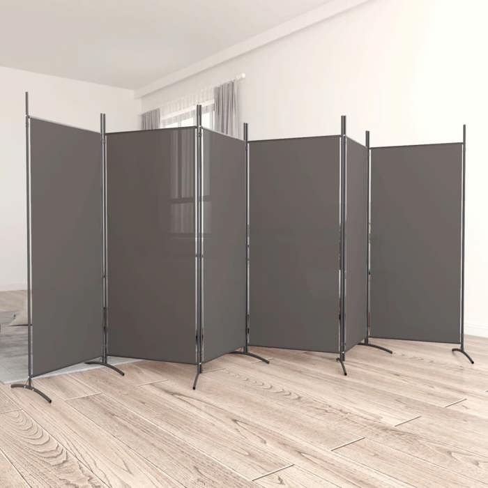 VidaXL Cloison de Séparation 6 Panneaux Séparateur de Pièce Pliable Diviseur Écran d'Intimité Paravent Décoration Salon 350272