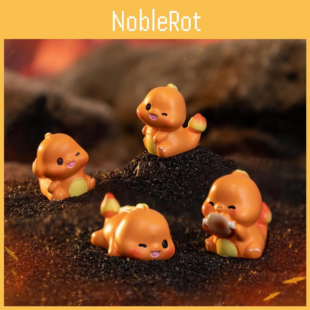 Adorable Resin Cartoon Dragon Figurines Miniature Desk Ornaments Blind Box Set