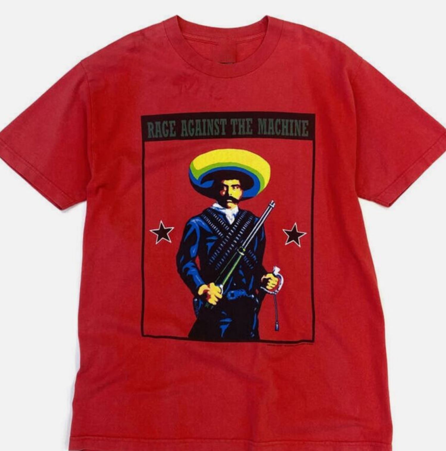 Zapata Rage Against The Machine Shirt Classic Red Unisex S-5XL S