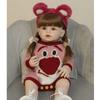 Reborn Dolls 21inch Full Soft Silicone Body Reborn Baby Girl Doll Waterable Toy Lovely Babies Doll Toys Gift For Children