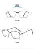 Ultra-light Men's Stainless Steel Square Eyeglasses Frame, Myopia-Compatible, Multiple Colors, 2026 Model