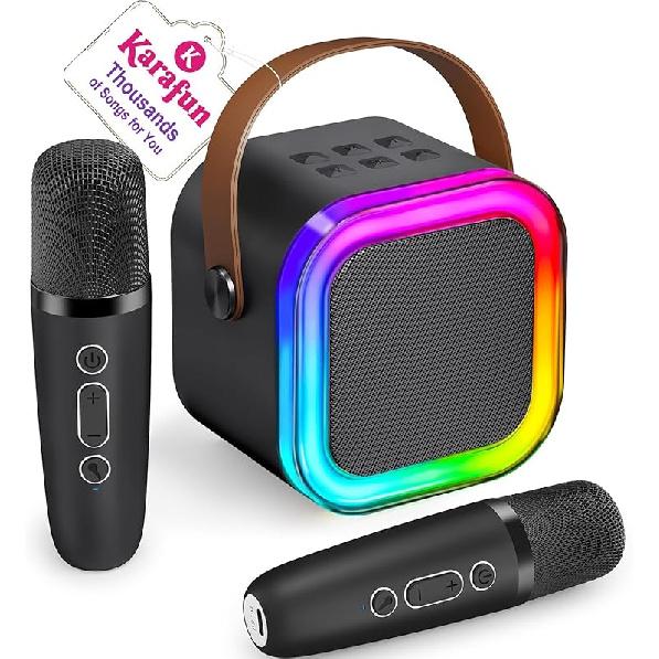 Mini Karaoke Machine for Kids, 2025 TOP Toys Birthday Gifts Ideas for Girls Ages 4, 5, 6, 7, 8, 9, 10, 12+ Years Old, Portable MP3 Player with 2