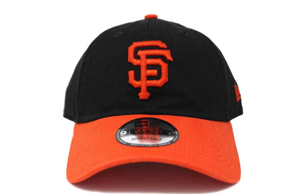 New Era 9TWENTY MLB San Francisco Giants Cap, Black/Orange