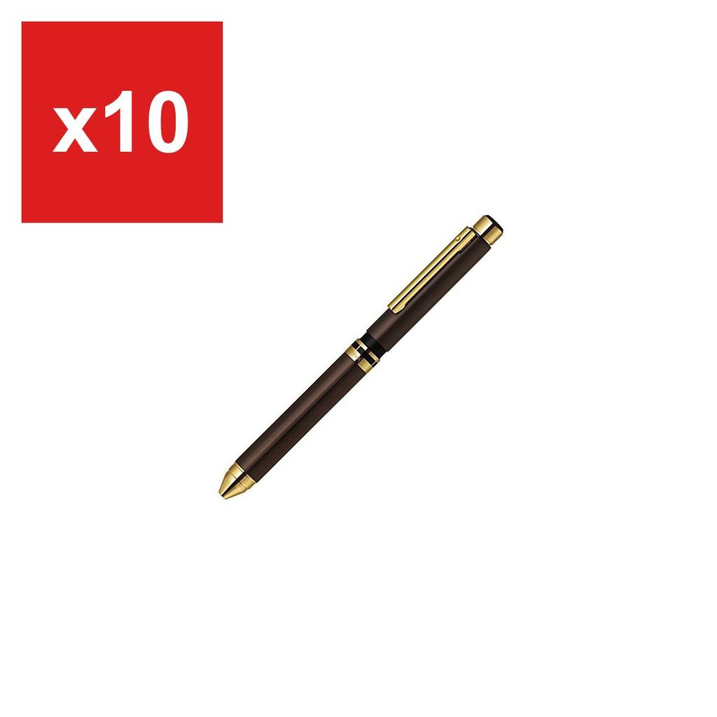 Multi-function Pen by ZEBRA, Sharbo X Premium TS10, Brown Gold