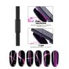 YIKOOLIN 6Pcs Nail Art Cat Eye Magnet For Nails Gel Polish Magnets Pens Nail Art Tools Gradient Ombre Design Magnetic Sticks