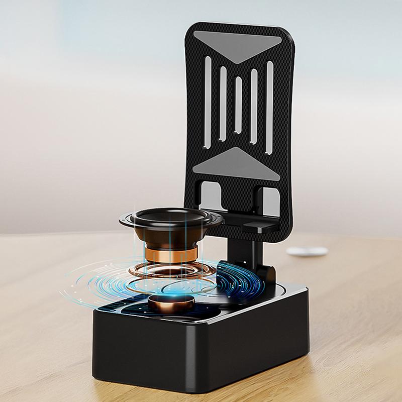 Suport 3 în 1 pentru telefon mobil, difuzor Bluetooth, baterie externă, rotativ, pliabil, suport de birou leneș pentru telefon mobil, tablete