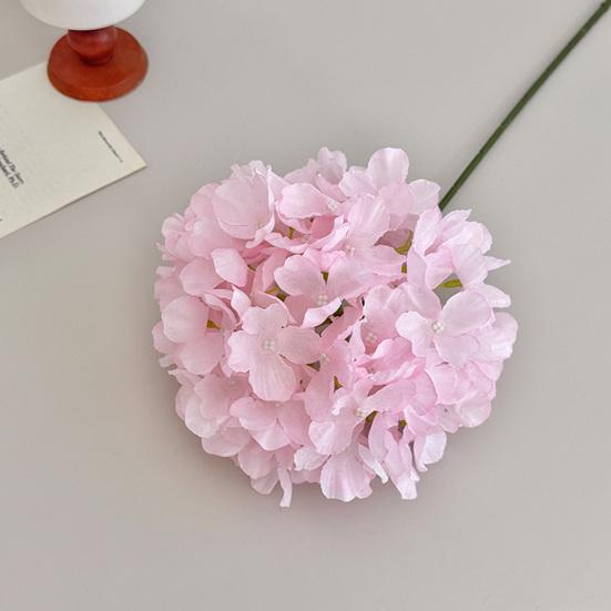 Hydrangea Artificial Flowers 29.13" Real Touch Faux Hydrangea with Long Stems for Home Office Decor Wedding Party Centerpieces Floral