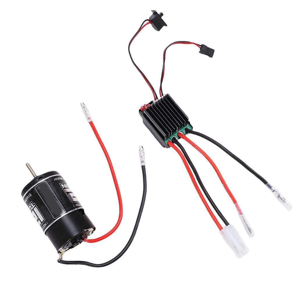 RC 550 12T Brushed Motor BEC 5V2A with 320A ESC High Torsion Brushed Motor for RC Cars Boats